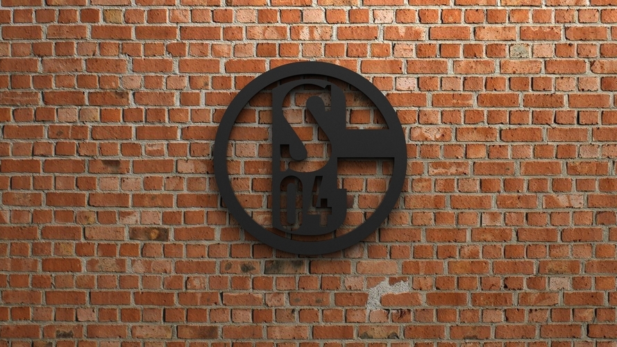 FC Schalke 04 Logo 3D Print 408255