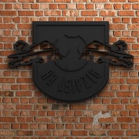 Small RB Leipzig Logo 3D Printing 408267