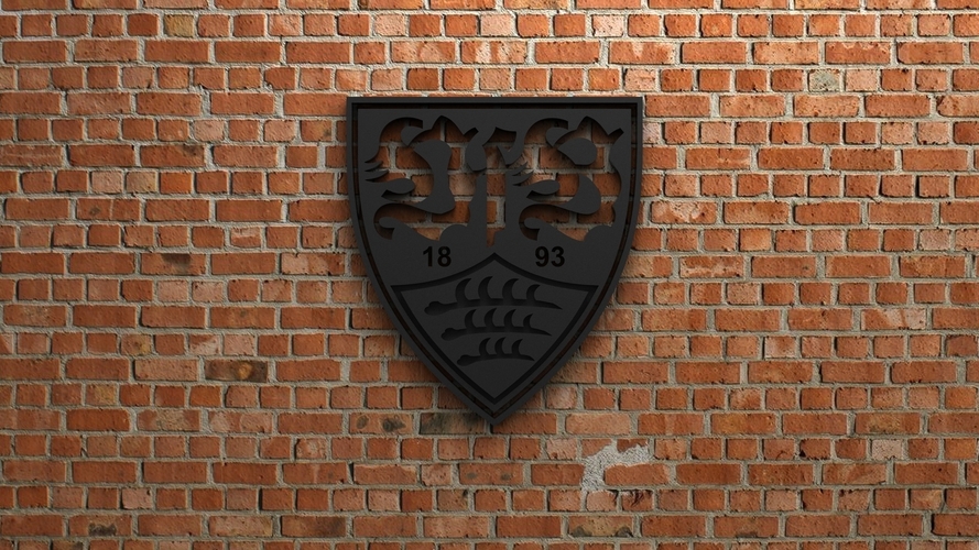 VfB Stuttgart Logo 3D Print 408280