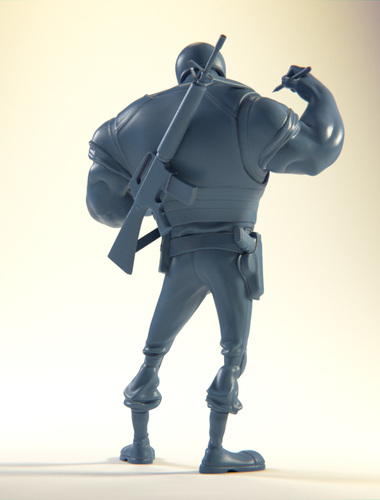 The Ticketeer Figurine 3D Print 4083