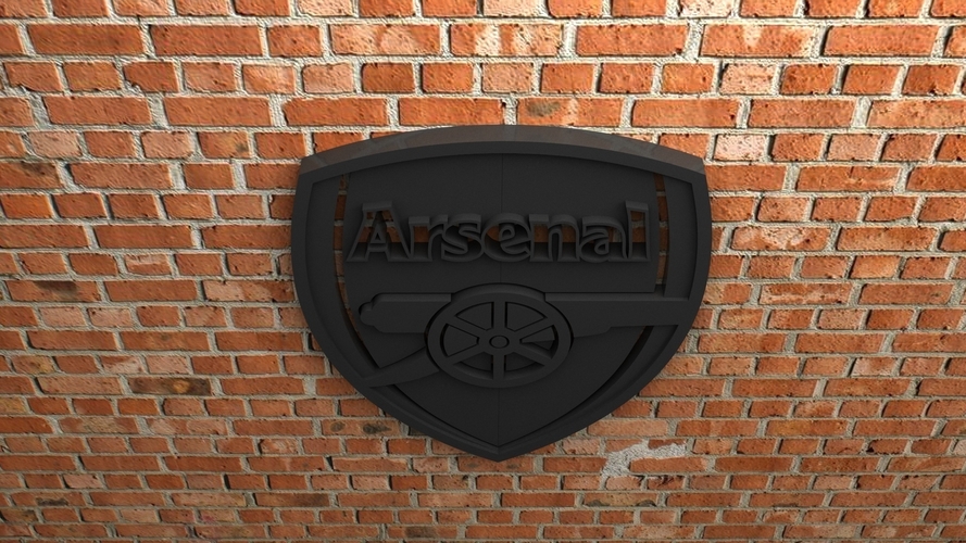 Arsenal FC Logo 3D Print 408303