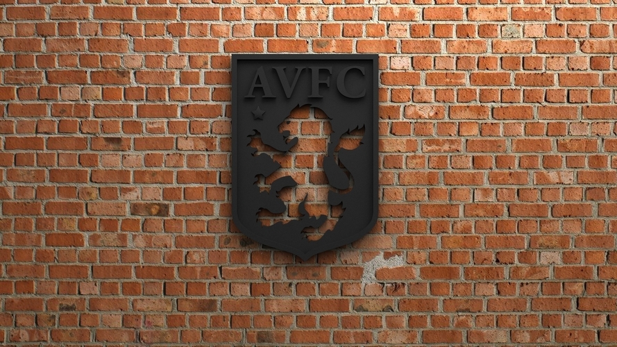 Aston Villa FC Logo 3D Print 408305