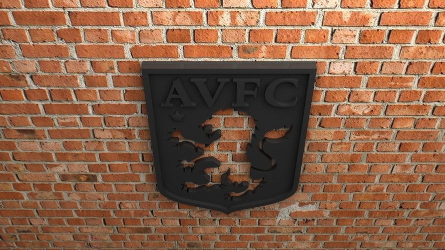 Aston Villa FC Logo 3D Print 408307
