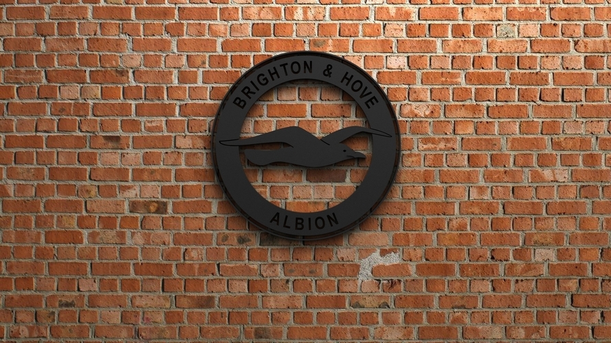 Brighton & Hove Albion FC Logo 3D Print 408309