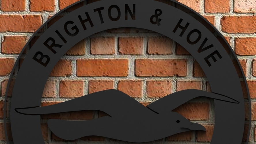 Brighton & Hove Albion FC Logo 3D Print 408312