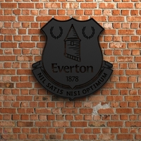 Small Everton FC Logo 3D Printing 408325