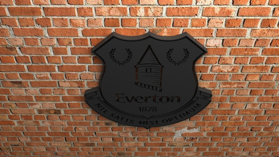 Everton FC Logo 3D Print 408327