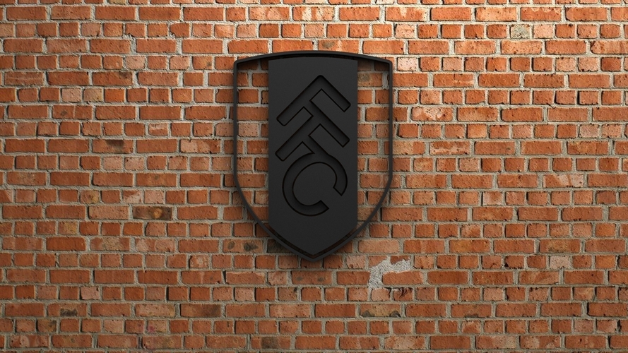 Fulham FC Logo 3D Print 408329