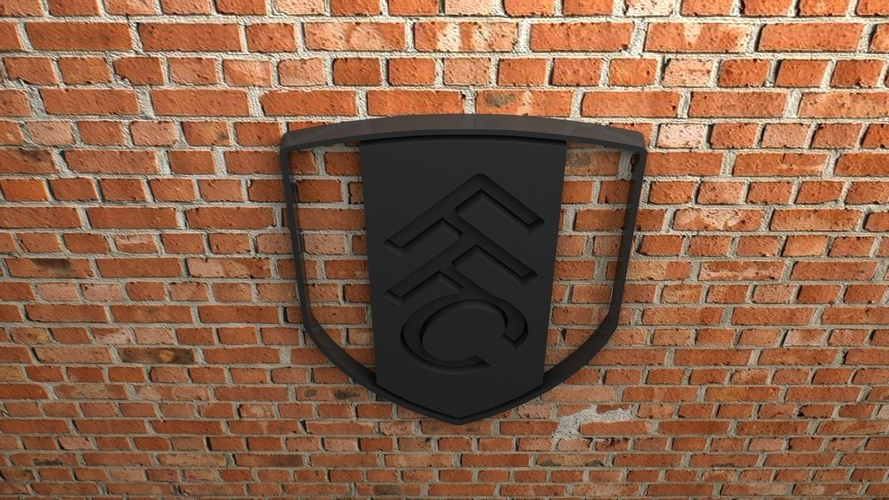 Fulham FC Logo 3D Print 408331