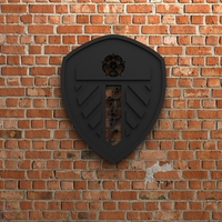 Small Leeds United Logo 3D Printing 408333