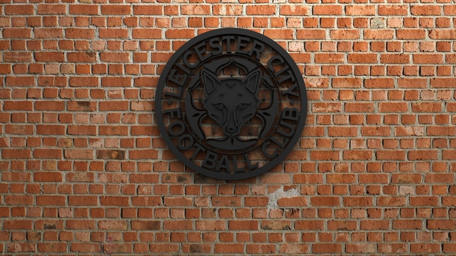 Leicester City FC Logo 3D Print 408337