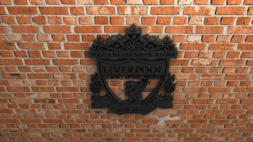 Liverpool FC Logo 3D Print 408343