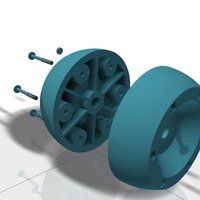 Replacement wheel for Bosch Indego lawn mover - Thumbnail 4