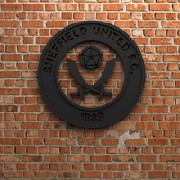 Small Sheffield United FC Logo 3D Printing 408361