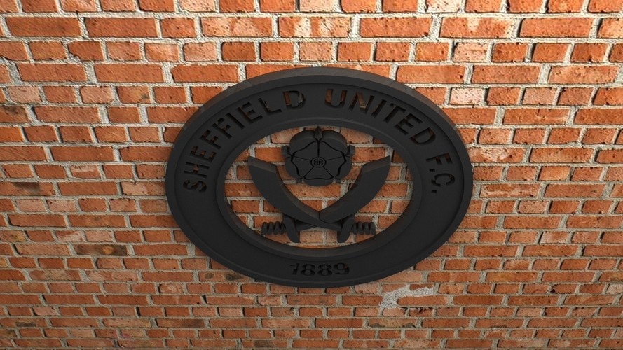 Sheffield United FC Logo 3D Print 408363