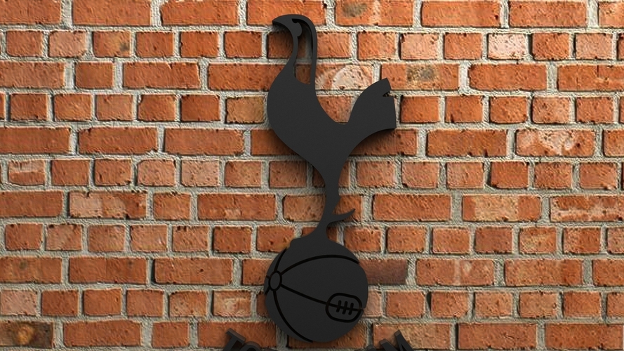 Tottenham Hotspur FC Logo 3D Print 408372