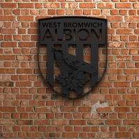 Small West Bromwich Albion FC Logo  3D Printing 408373