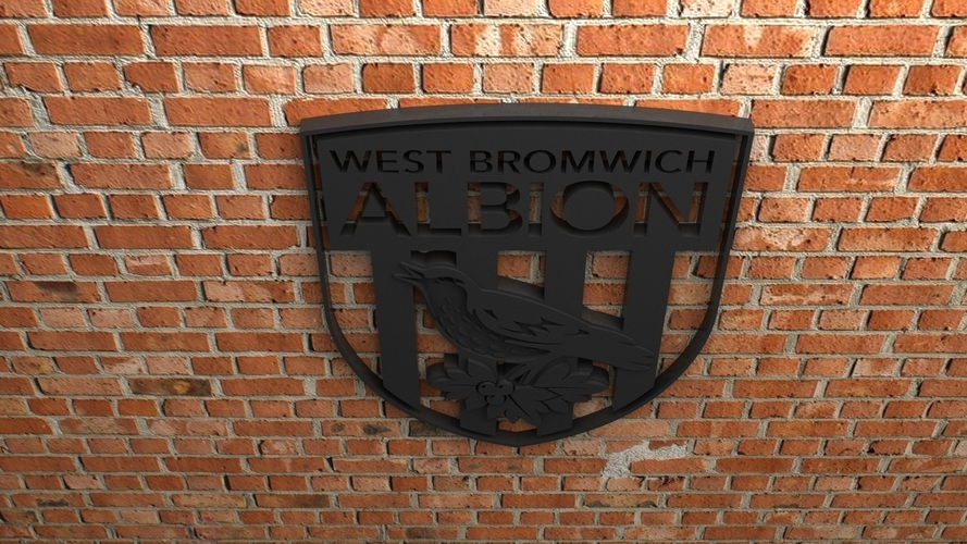 West Bromwich Albion FC Logo  3D Print 408375
