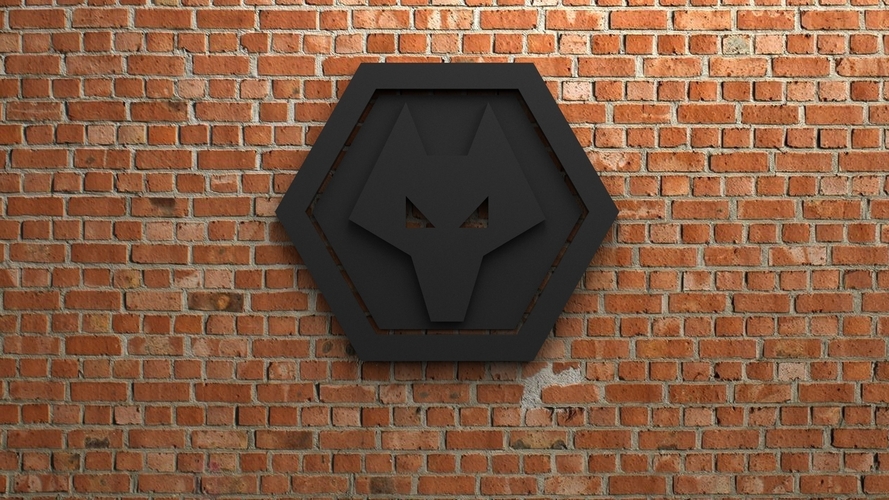 Wolverhampton Wanderers FC Logo 3D Print 408381