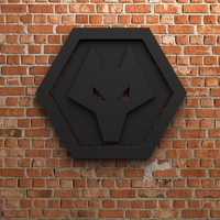 Small Wolverhampton Wanderers FC Logo 3D Printing 408381