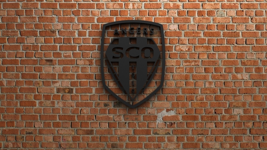 Angers SCO Logo 3D Print 408385