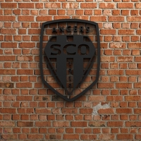 Small Angers SCO Logo 3D Printing 408385