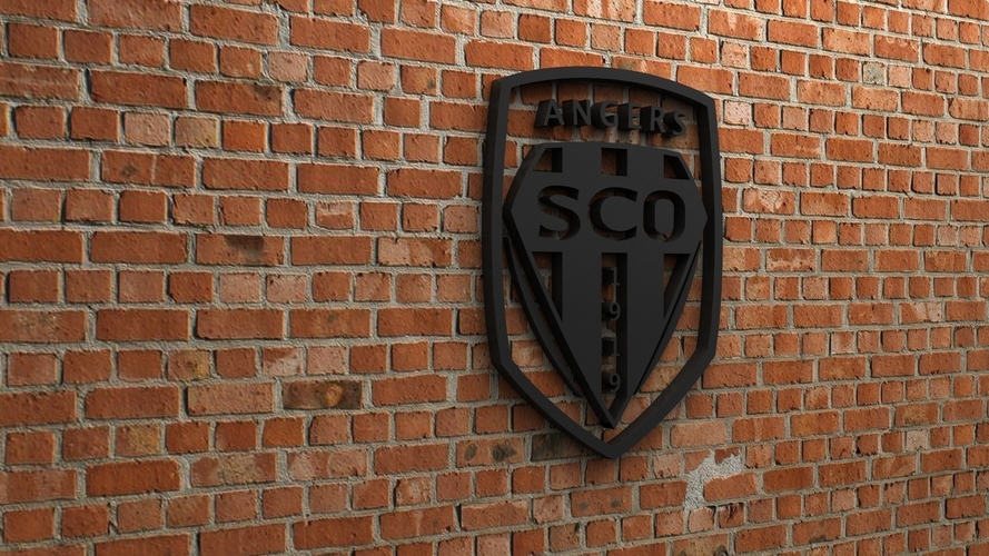 Angers SCO Logo 3D Print 408386