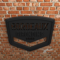 FC Girondins de Bordeaux Logo - Thumbnail 3