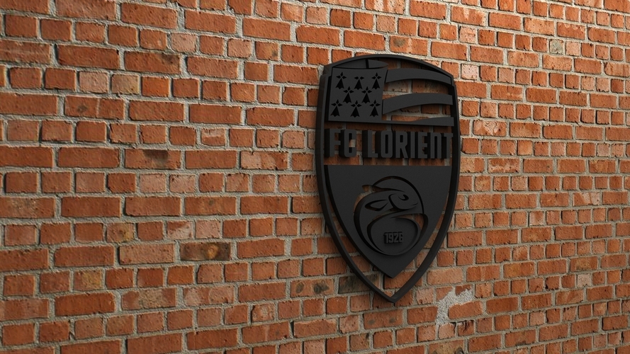 FC Lorient Logo 3D Print 408410