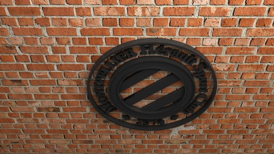 Montpellier HSC Logo 3D Print 408430