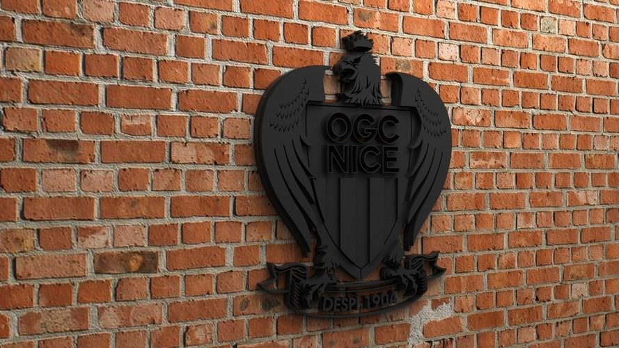 OGC Nice Logo 3D Print 408436