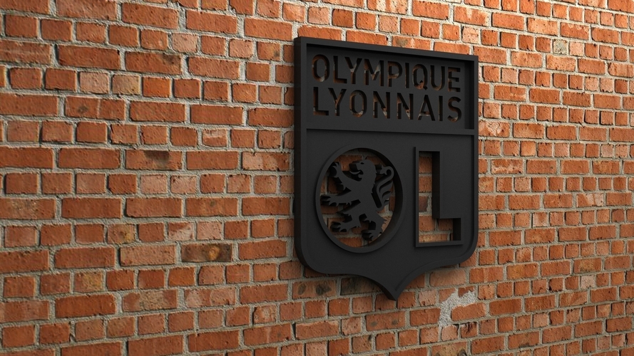 Olympique Lyonnais Logo 3D Print 408444
