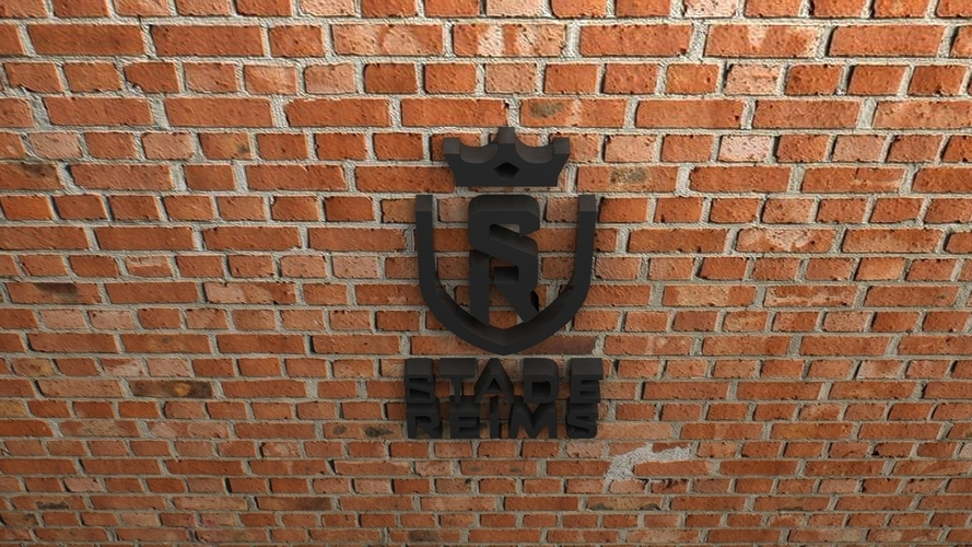 Stade de Reims Logo 3D Print 408463