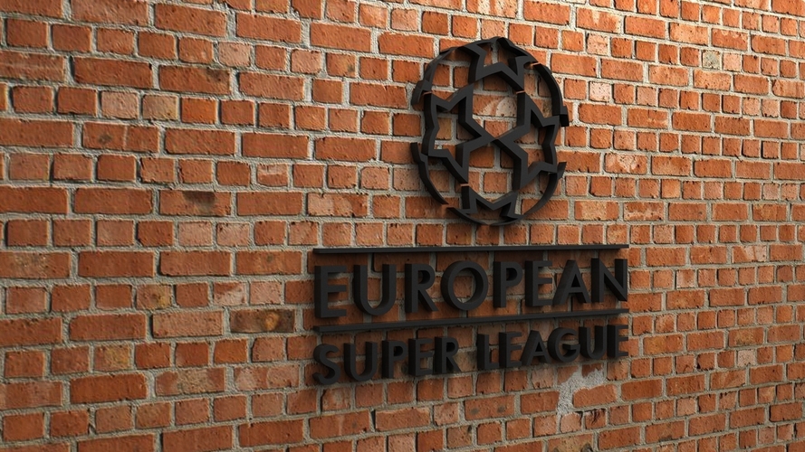 European Super League Logo 3D Print 408481
