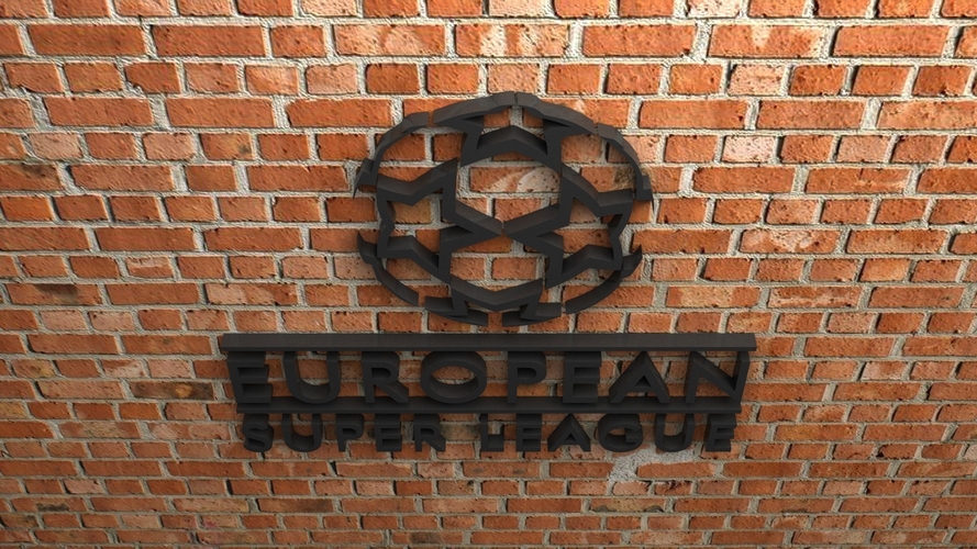 European Super League Logo 3D Print 408482