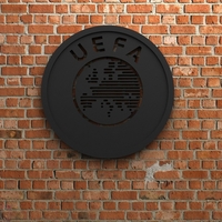 Small UEFA Logo 3D Printing 408484