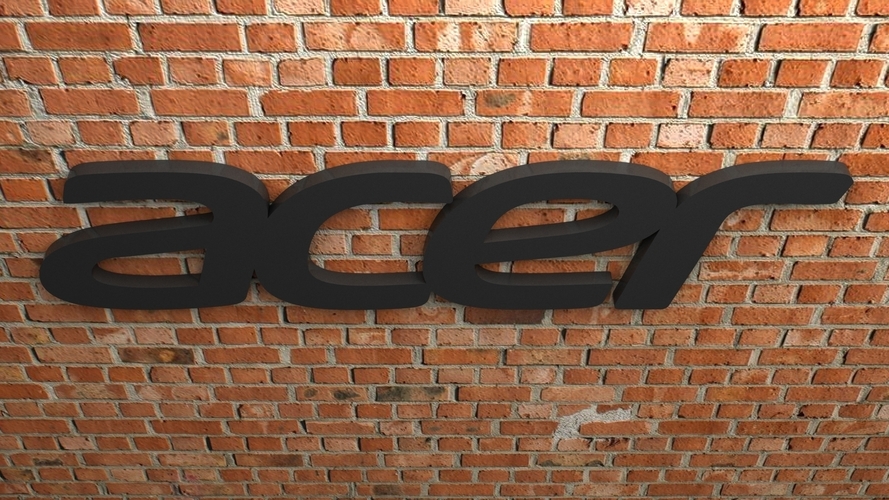 Acer Logo 3D Print 408494