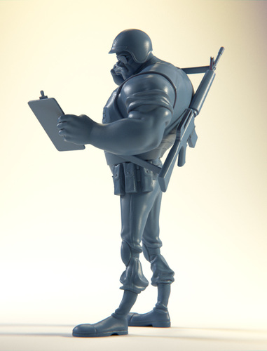 The Ticketeer Figurine 3D Print 4085