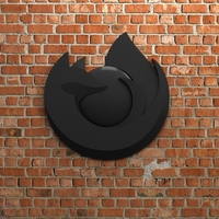 Small Firefox Logo 3D Printing 408516