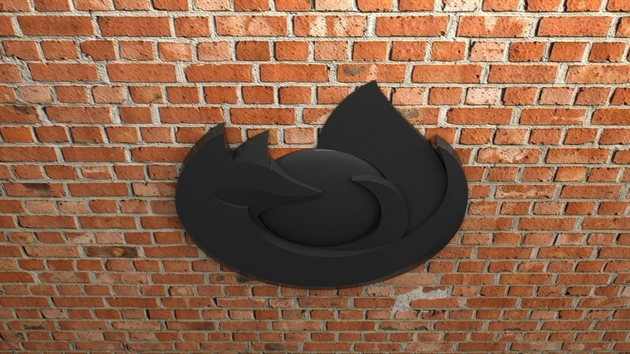 Firefox Logo 3D Print 408518