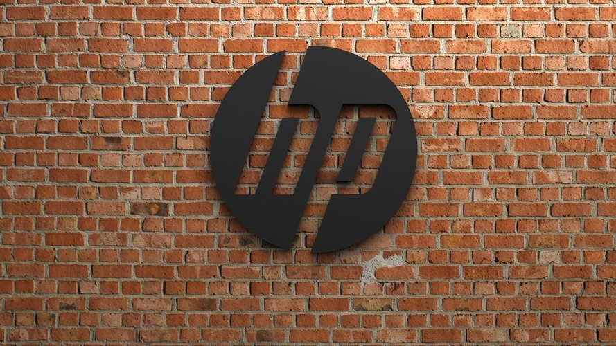 HP Logo 3D Print 408520