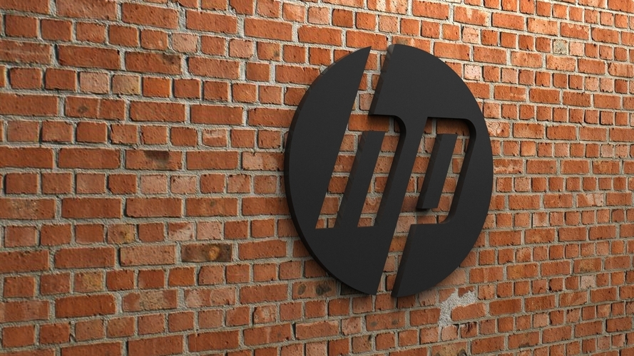 HP Logo 3D Print 408521