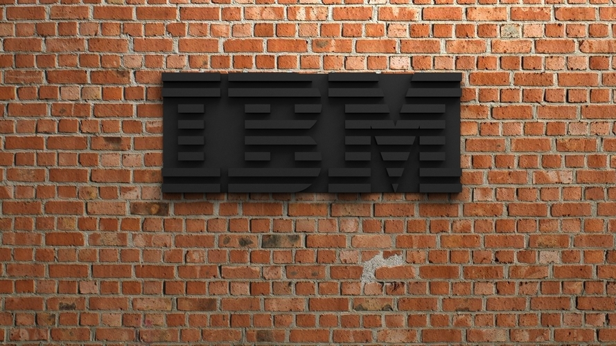 IBM Logo 3D Print 408532
