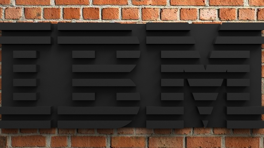 IBM Logo 3D Print 408535