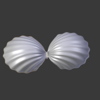 PEARL SHELL ring box for valentine gift 3D print model - Thumbnail 1