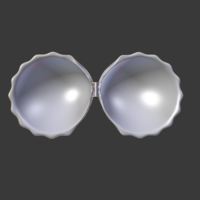 PEARL SHELL ring box for valentine gift 3D print model - Thumbnail 4
