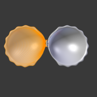 PEARL SHELL ring box for valentine gift 3D print model - Thumbnail 5