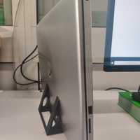 Small Vertical Laptop Stand 3D Printing 408590