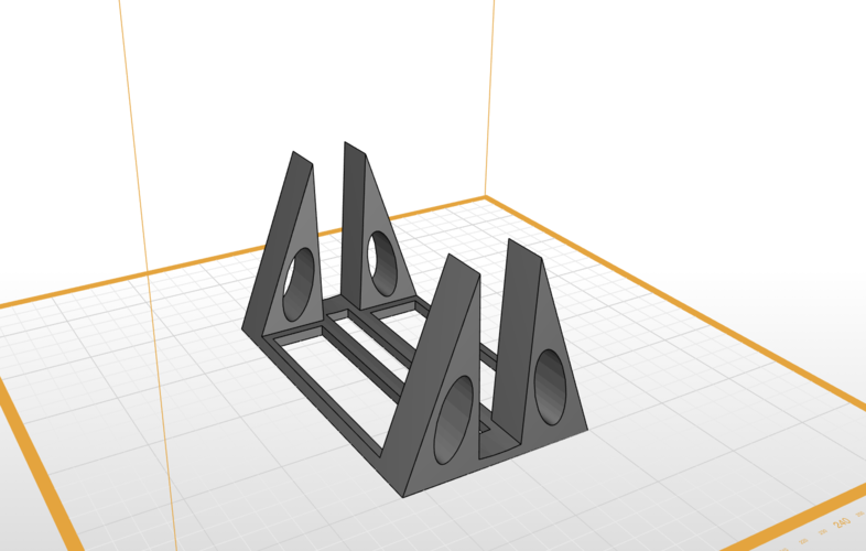Vertical Laptop Stand 3D Print 408591