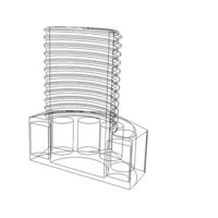 Pen Holder (Hexagon head screw M56x65) - Thumbnail 4